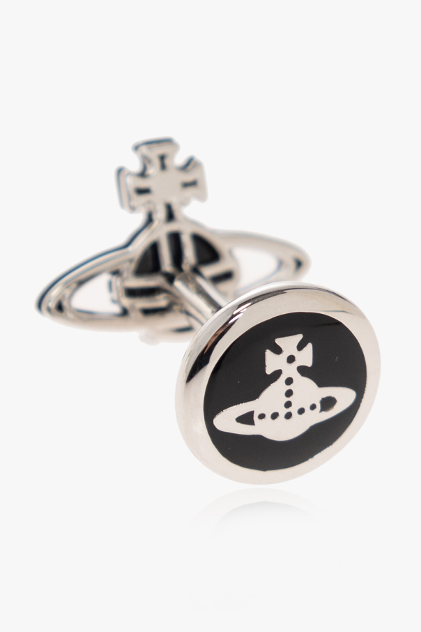 Silver 'Suzon' cuff links Vivienne Westwood - JecrShops TW